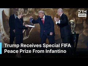 HISTORIC CEREMONY: President Trump Receives FIFA Peace Prize During World Cup 2026 Draw | AD1G