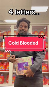 Cold Blooded Trick Revealed — 4 Letters, 1 Word
