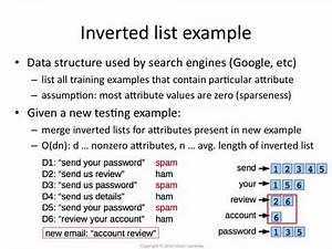 k-NN 9: inverted index