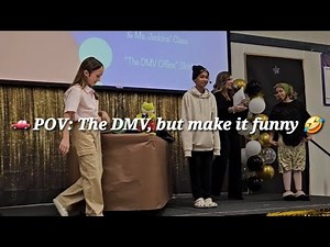 Kids Nail the Funniest DMV Skit! 🎭😂 School Talent Show Hit