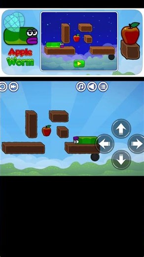 早くPC治らないかな#8 #蛇が🍎を食うゲーム #shorts #short #パズルゲーム #Appleworm