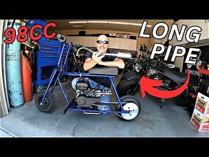 98cc long header pipe will make the bike faster?