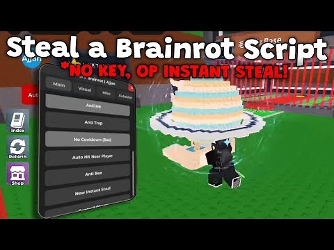 [NO KEY] Steal a Brainrot Script - Speed Boost, Instant Steals, Secrets Finder *PC & MOBILE*