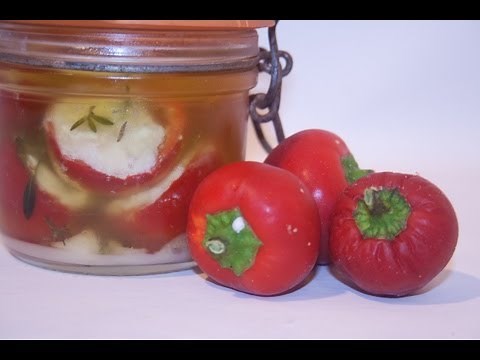 recette de piments rouges farcis au fromage
