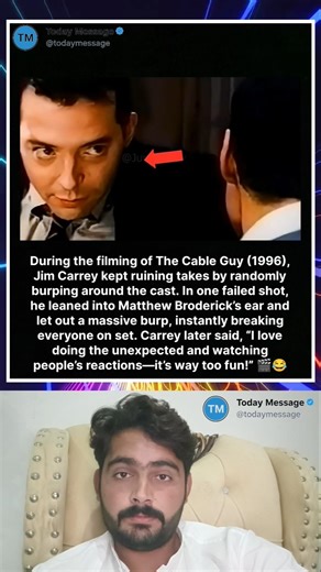 Jim Carrey’s Epic Burp Broke the Set of The Cable Guy 😂🎬