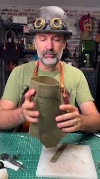 Saturday grind = new gaiters in the making 💪 #diyfashion #leatherpatterns #leathercraft