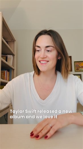 Annie on Instagram: "Verse 2: Taylor Swift released a new album… and we love it. And we love it not… Civil Wars coming Friday ❤️‍🩹🤍💙"