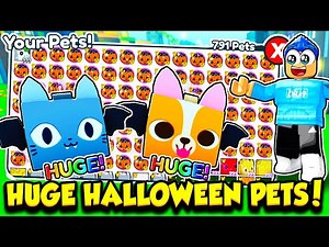 I Opened 100 HALLOWEEN GIFTS In Pet Simulator X AND GOT THIS!