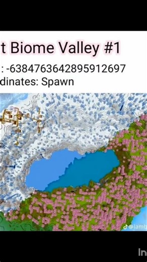 Minecraft beautiful seed|#minecraft #minecraftshorts