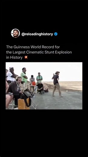 reloadinghistory | The Guinness World Record for the largest cinematic stunt explosion ever goes to the James Bond film "Spectre" (2015) - and the blast was... | Instagram