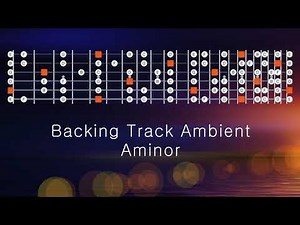 BACKING TRACK 🎸 + ESCALA MENOR NATURAL A minor