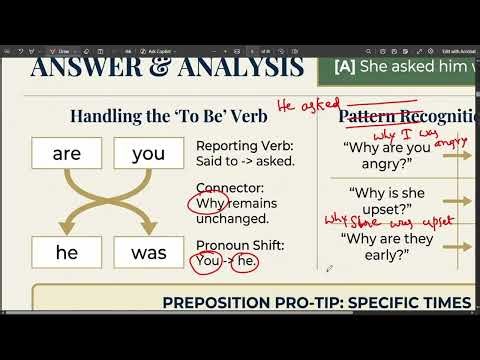 ENGLISH GRAMMAR: REPORTING WH QUESTIONS