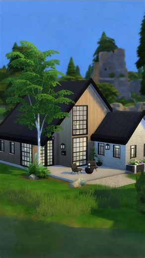 Sims 4: Modern Organic House Build
