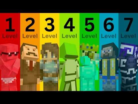 The 7 Levels of Minecraft YouTubers