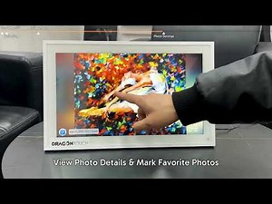 Dragon Touch Calendar Photo View in Settings