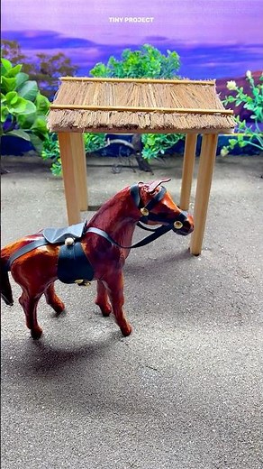 Mini horse stable mini cow shed project #387