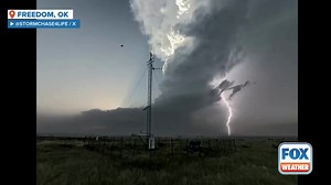 63K views · 953 reactions | An amazing time lapse video shows a severe thunderstorm spinning across the Oklahoma skies. | FOX Weather | Facebook