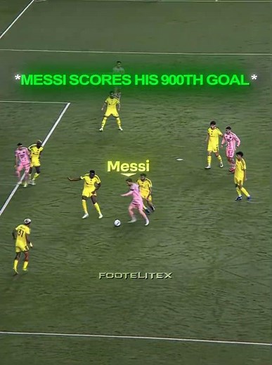 Messi Scored His 900 Career Goal ❤️‍🩹