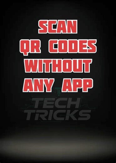 Scan QR code without App