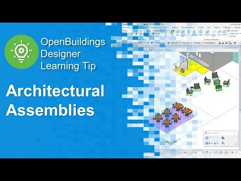 Using Architectural Assemblies in OpenBuildings Designer