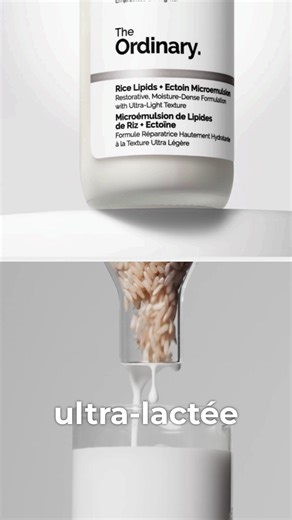 Nouvelle sortie chez The Ordinary : Rice Lipids Ectoin Micro-Emulsion 🌾 Une crème hydratante liquide, légère et très bien pensée — exactement le type de texture que j’affectionne. Formulée avec de l’ectoïne et des lipides de riz, elle aide à protéger la barrière cutanée tout en apportant confort et souplesse. 👉 À utiliser : • comme boost de nutrition sous un solaire • à la place d’une crème, surtout pour les peaux normales • pour diluer des actifs comme le rétinol et améliorer la tolérance Un 