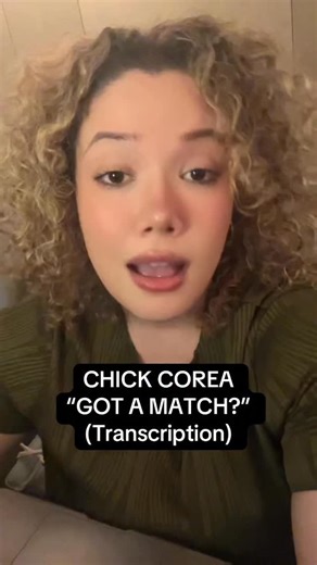 Ashley Pezzotti on Instagram: "Shedding one of my fav Chick Corea solos #chickcorea #jazzsinger #jazztok #jazzvocalist #womeninjazz #scatsinging #jazzstandard #bebop #jazzmusic #jazzpiano #jazzsolo #pianosolo #keyboardist #solotranscription #curlyhair #scatting"