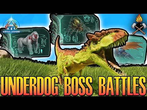 Allosaurus vs. The Island Bosses! [Underdog Boss Battles!]