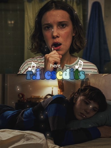 Stranger Things Edit Featuring Millie Bobby Brown as Eleven