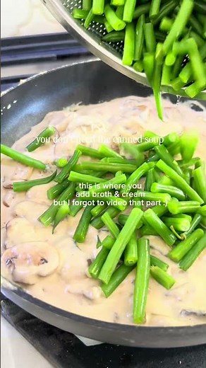 Skillet Green Bean Casserole