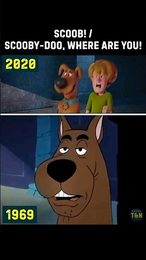 Scooby-Doo intro 1969 and 2020