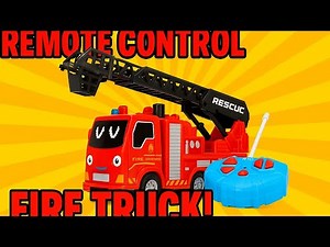 Amazing RC Fire Truck Review – Real Water Spray, Siren & Adjustable Ladder!