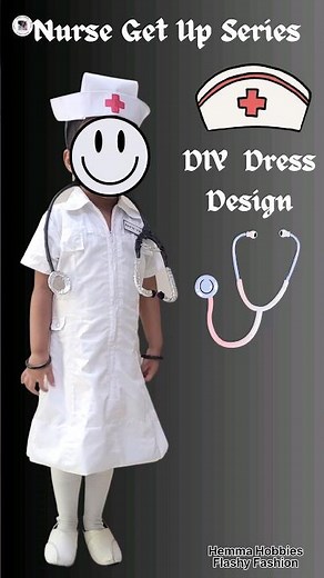 Fancy Dress Competition | Nurse Costume Series | DIY Dress Design | Easy Design | Multiuse