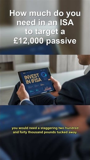 How much do you need in an ISA to target a £12,000