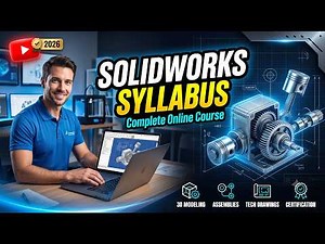 Complete SOLIDWORKS Course 2026 | Beginner to Advanced with Industrial Projects