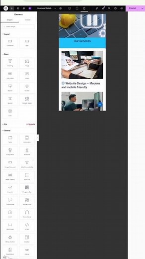 I Designed My Own Website Using Elementor | Full Business Website Design Showcase #WebDesign