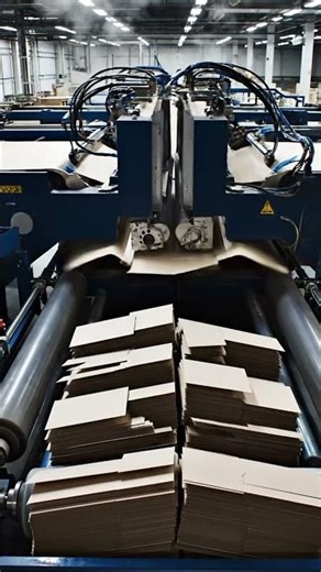 How This Factory Turned Plastic Waste Into Cardboard Boxes #GreenTech #Innovation