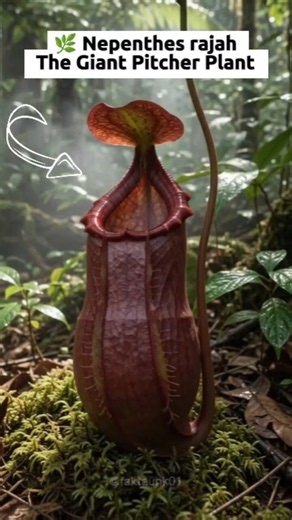 🌿 Nepenthes rajah — The Giant Pitcher Plant #shorts #viral
