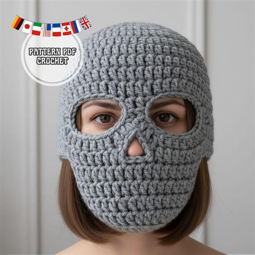 Y2K Drip Crochet Skull Cap Pattern | Red Resistance Beanie (digital Download) - Etsy