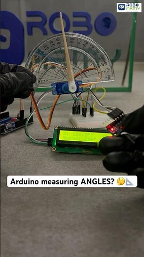 Measure Angles with Arduino + Gyro! 📐 #arduino #roboarmy #arduinoproject #gyro