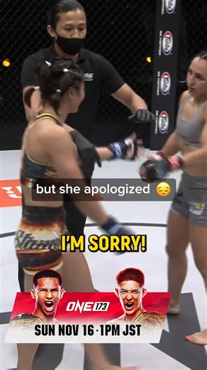 Stamp was LOCKED IN 😤 Catch the Thai megastar take on Kana in kickboxing action at ONE 173 in Tokyo! | ONE Championship