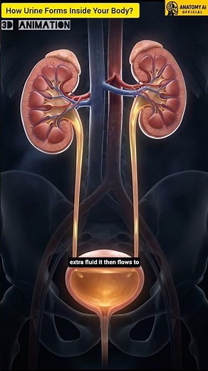 How Urine Forms Inside Your Body? (Step-by-Step Animation)