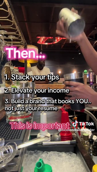 So you want to be a bartender… but you don’t know where to start? Or maybe you’ve been in the game, but you’re tired of being stuck behind the bar with no clear next step. That’s where I come in. Inside my Bartender to CEO™ Masterclass, I’m walking you through the full journey: ✨ How to land your first bartending job (no bartending school needed) 💡 How to master the skills, interview with confidence, and stand out 💸 How to stack your tips and create new income streams 📈 How to build your bran
