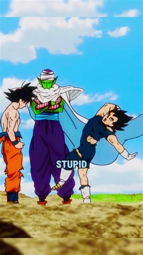 • Vegeta refused to do the fusion dance... •💀#dragonball #dbs #goku #vegeta