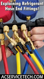 60K views · 861 reactions | I discuss why it's important to use manual low loss fittings on the ends of your hoses when using a manifold gauge set! NAVAC Inc. - HVAC Tools Division . . . #lowloss #fittings #sponsor #sponsored #hvac #hvacr #hvactech #technician #acservice #acservicetech #hose #manifold #hvactraining #technician #hvactechnician #navac | AC Service Tech LLC | Facebook