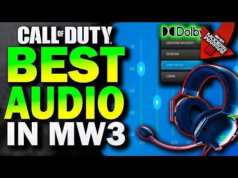 BEST AUDIO in MW3 Call Of Duty using Dolby Atmos HEAR EVERYTHING!