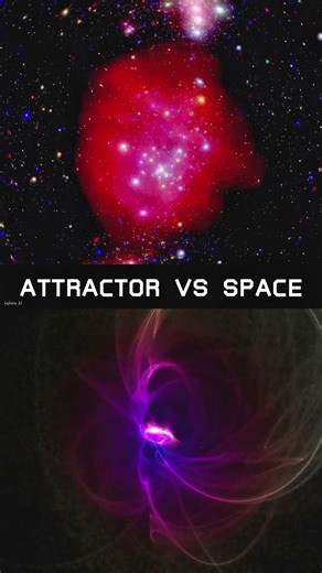 One Born from Numbers, One from Stars 🌟 #shorts #attractor #nebula