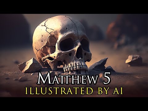 The Bible in Pictures "Matthew 5" - Every Verse is an AI-Generated Image