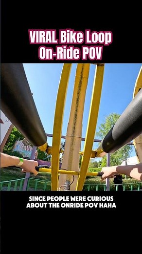 🎢 On-Ride POV: Can You Survive This Viral Bike Loop Ride at Legendia? 😱