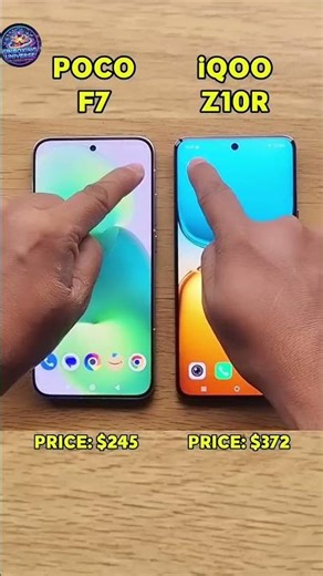 POCO F7 vs iQOO Z10R Boot Test ⚡ CapCut Editing Comparison #asmr #shots