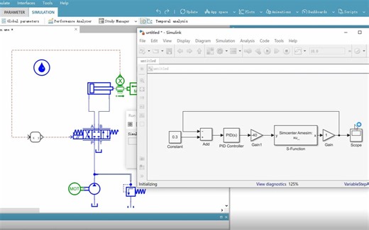 基于AMESim与matlab联合仿真液压缸PID位置控制